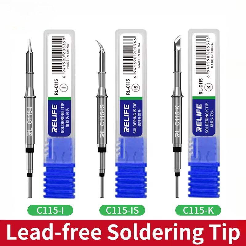 C115 Nano Soldering Iron Station - RELIFE C115-K/I/IS – uniwersalna końcówka lutownicza