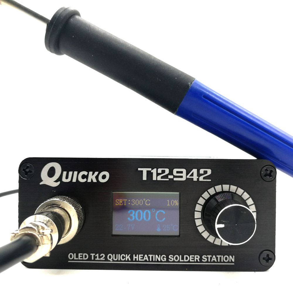 QUICKO MINI T12 STC OLED cyfro – T12 Soldering Station Oled recenzja i cena